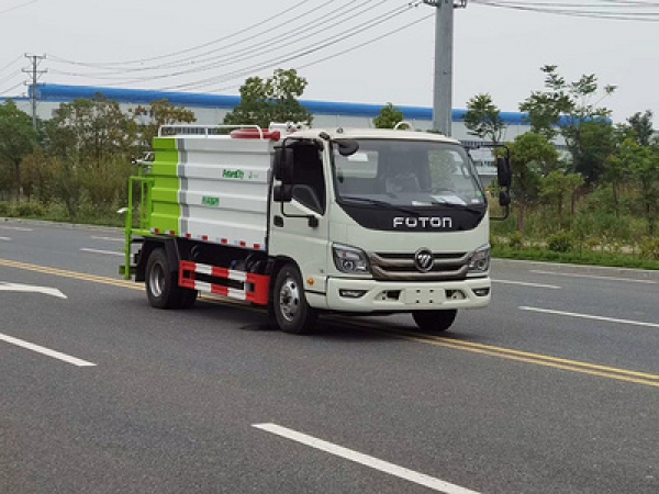 国六福田蓝牌7方抑尘车