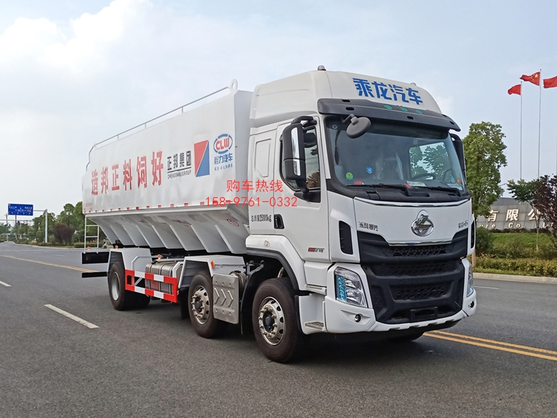 柳汽小三轴15吨饲料车