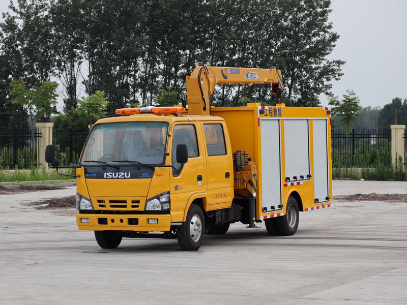 1200m³/h五十铃带吊排水发电车
